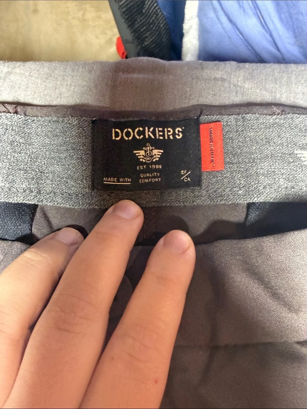 Dockers Men's Chinos - Dark Gray